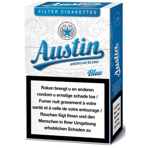 Austin Bleu — cigarettes en cartouche
