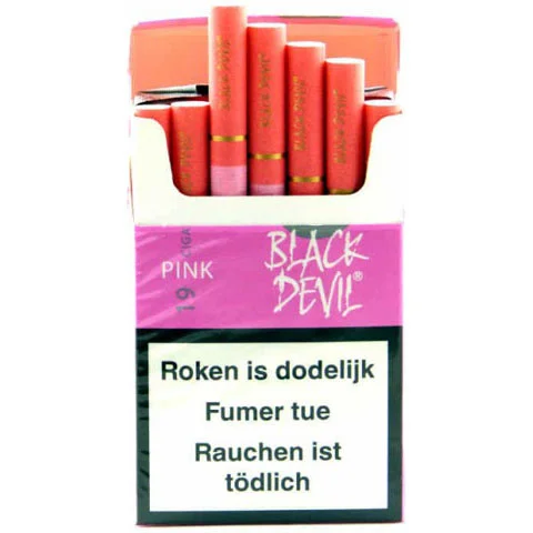 Black Devil Pink — cigarettes en cartouche