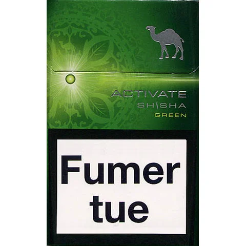 Camel Activate Shisha Vert — cigarettes en cartouche