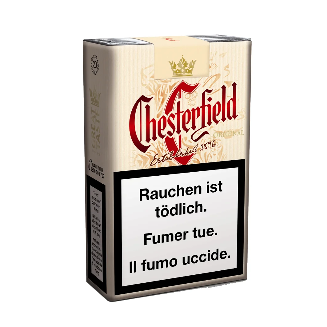 Chesterfield Original Soft Pack — cigarettes en cartouche