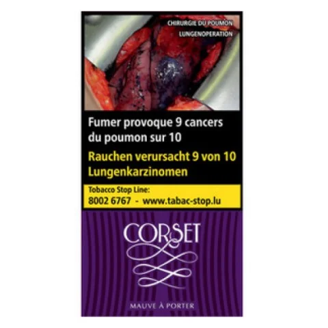 Corset Mauve — cigarettes en cartouche