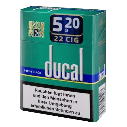 Ducal Menthol — cigarettes en cartouche