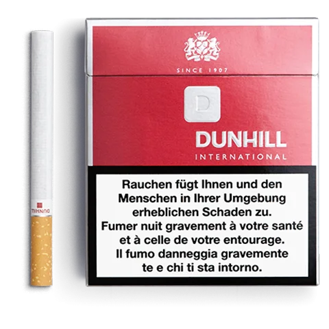 Dunhill International Red — cigarettes en cartouche
