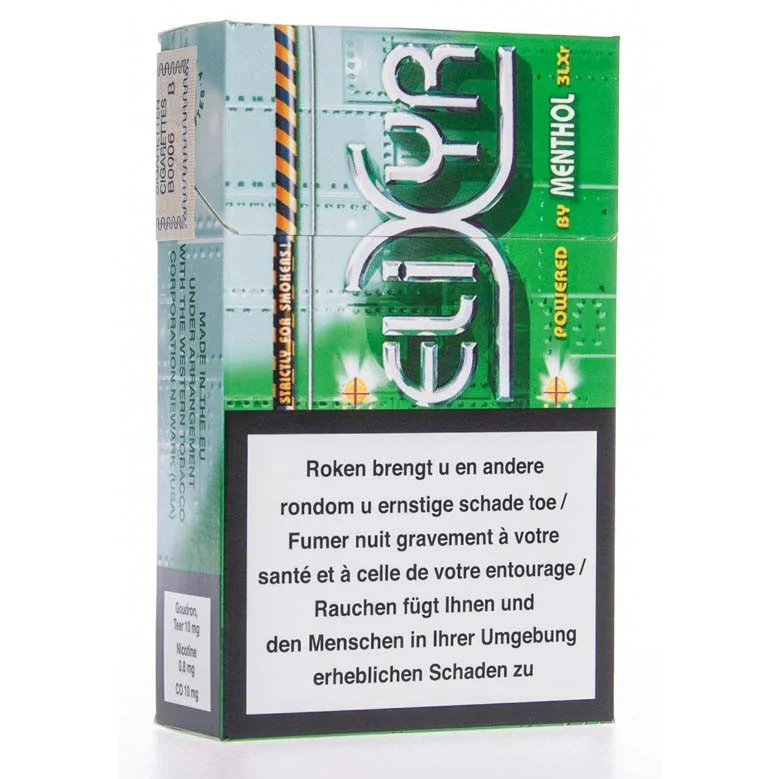 Elixyr Menthol — cigarettes en cartouche