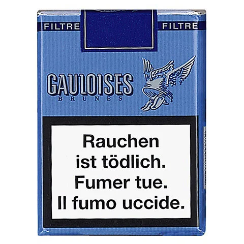 Gauloises Brunes avec filtres — cigarettes en cartouche