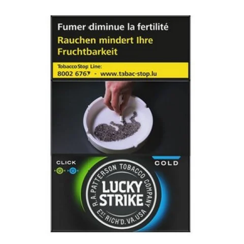 Lucky Strike 2 Click — cigarettes en cartouche