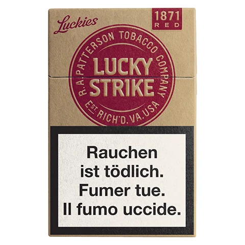 Lucky Strike sans additifs — cigarettes en cartouche