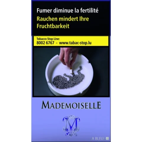 Mademoiselle La Bleue — cigarettes en cartouche