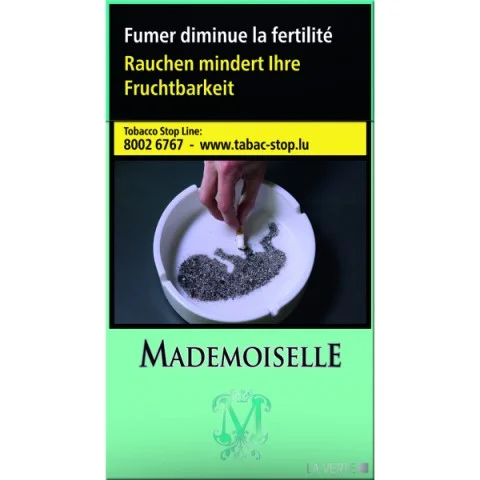 Mademoiselle La Verte — cigarettes en cartouche