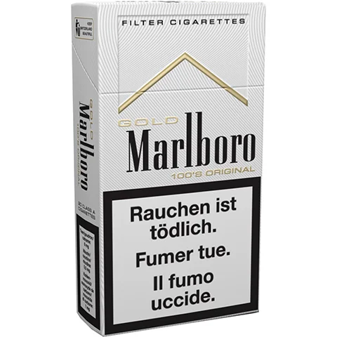 Marlboro Gold 100s — cigarettes en cartouche