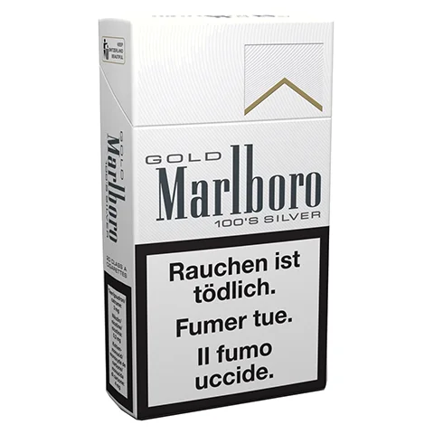 Marlboro Gold Silver 100s — cigarettes en cartouche