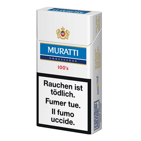 Muratti Ambassador Light 100s — cigarettes en cartouche