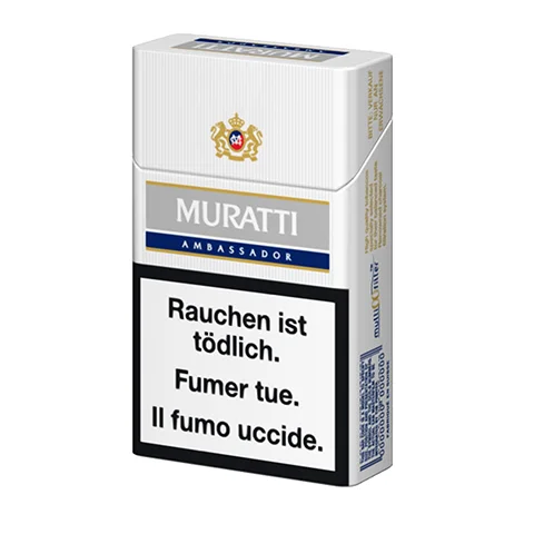 Muratti Ambassador Silver — cigarettes en cartouche