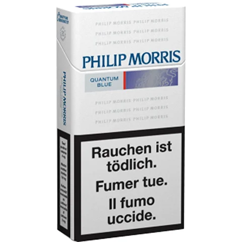 Philip Morris Quantum Blue 100s — cigarettes en cartouche