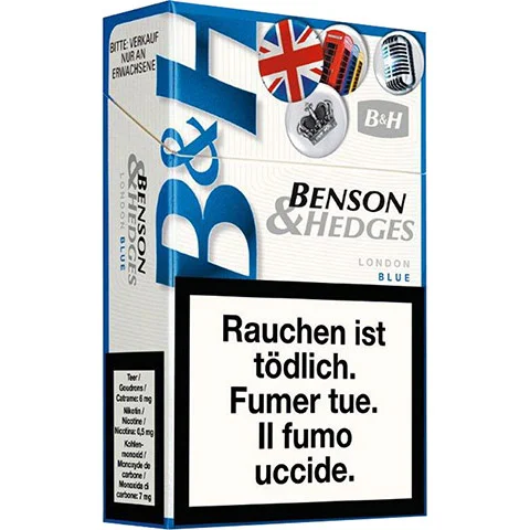 Benson & Hedge London Blue — cigarettes en cartouche