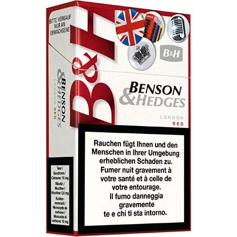 Benson & Hedge London Red — cigarettes en cartouche
