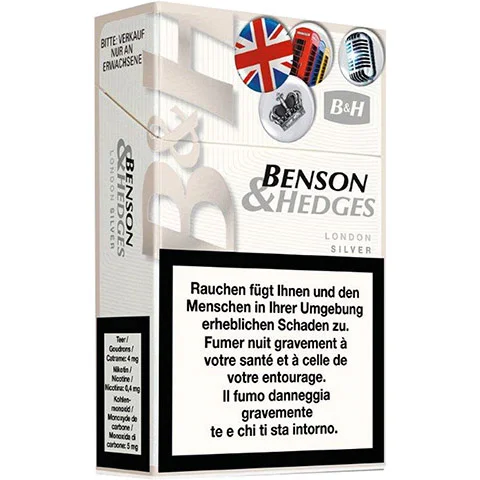 Benson & Hedge London White — cigarettes en cartouche