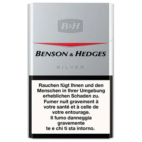 Benson & Hedge Silver — cigarettes en cartouche