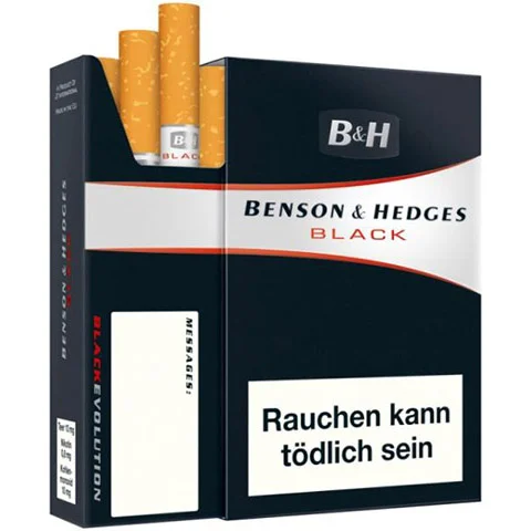 Benson & Hedges Black — cigarettes en cartouche